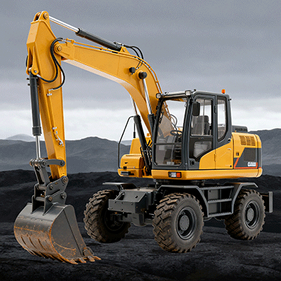 WHEELED EXCAVATOR