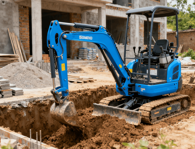 Mini Excavators in Utility Trenching: Precision Installation of Underground Infrastructure