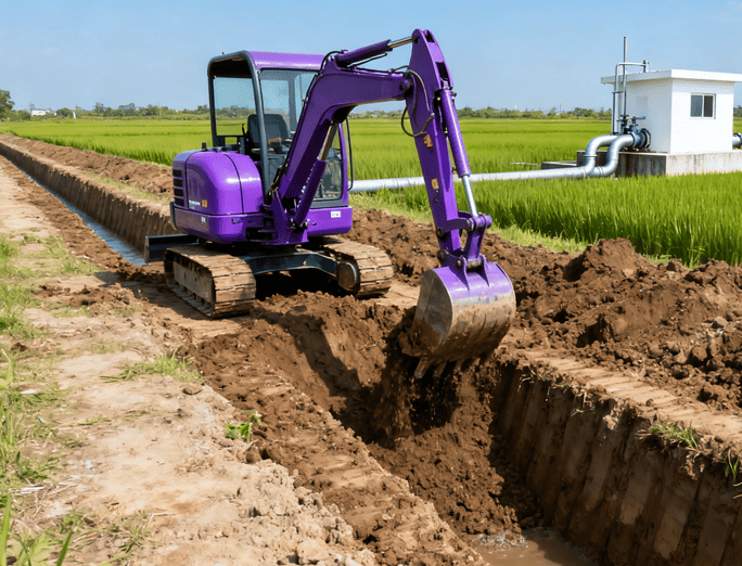 Mini Excavators in Pool and Water Feature Installation: Precision Excavation for Backyard Transformations